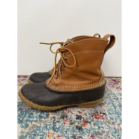 L.L. BEAN Women's Tan/Brown 6" Shaft Bean Boots Sz 7 - Picture 5 of 9